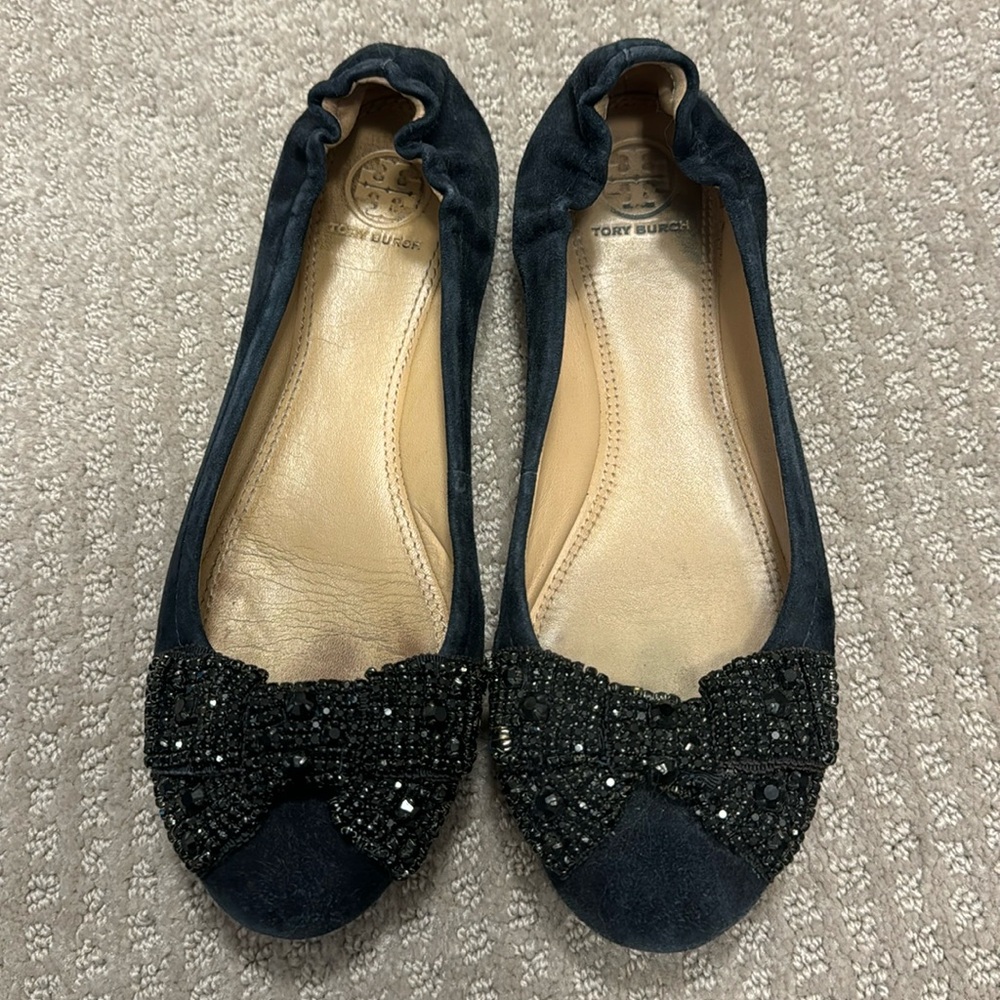 Tory Burch Velvet Flats